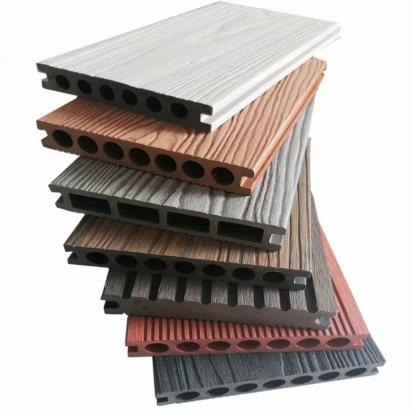 سعر المصنع نظام التزيين من البلاستيك الخشب مركب WPC الأرضية لوح الشرفة