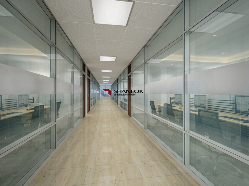 SHANEOK تخصيص جدار زجاجي متعدد الاستخدامات لتقسيم المكتب